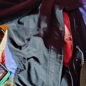 Hollister Black and Pink Lightweight Jacket for Women